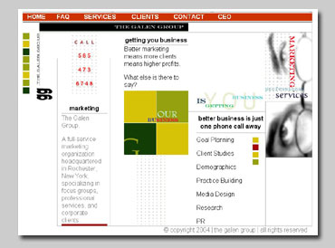 david pascal:  web design and 

copywriting services for the Galen Group marketing firm