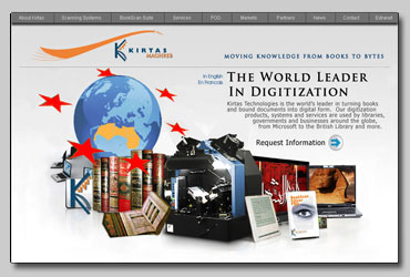 david pascal: web 

design, copywriting, and editorial services for Kirtas Technologies