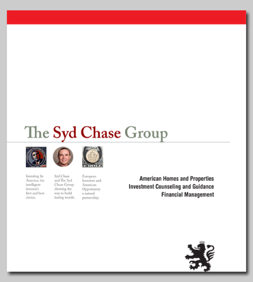 david pascal: web design, 

graphic design and copywriting services for real estate investment advisor Syd Chase