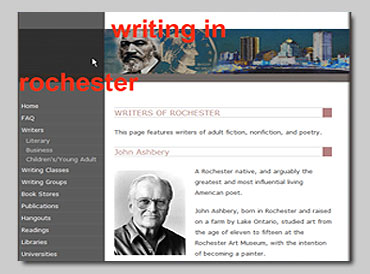 david pascal:  web design and 

copywriting services for writinginrochester.com